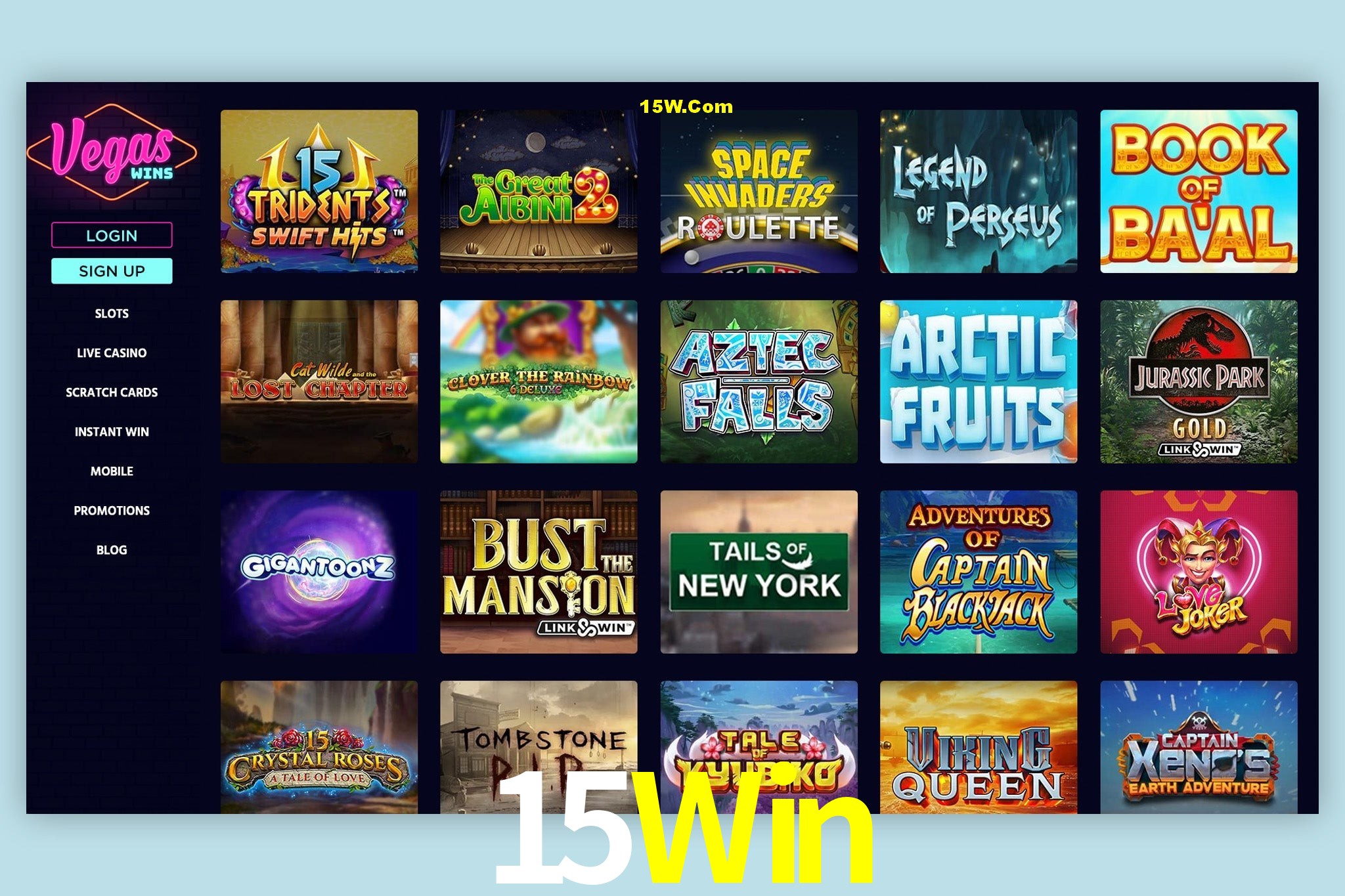 APP oficial da 15Win para mobile
